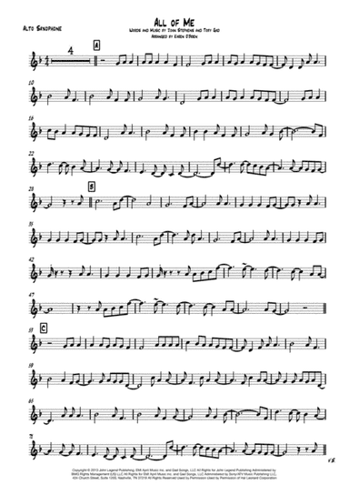 All Of Me (arr. Karen O'Brien)