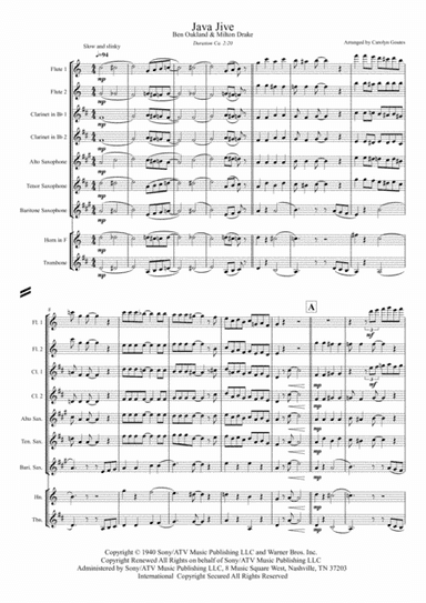 Java Jive (arr. Carolyn Goates)