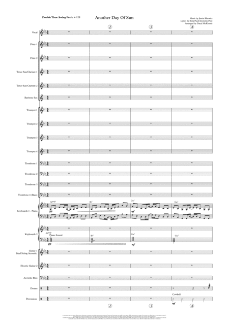 Another Day Of Sun (arr. Daryl McKenzie)