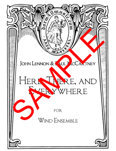 Here, There And Everywhere (arr. M. Zavoski)