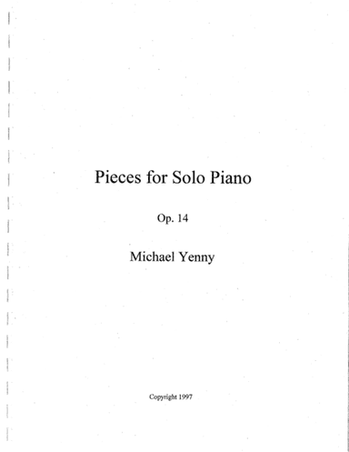 9 Pieces for Piano, op. 14