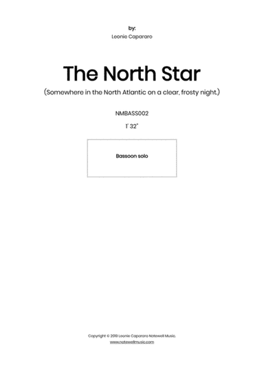 The North Star (Bassoon solo, piano acc.)
