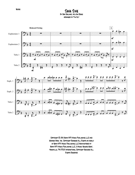 Java Jive (arr. Tim Olt)
