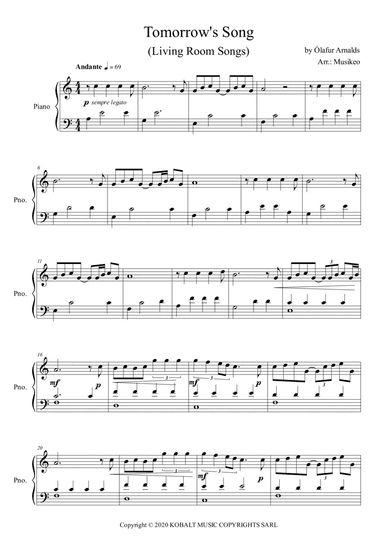 Tomorrow's Song (arr. Musikeo)