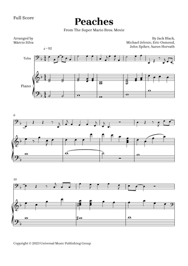 Peaches (arr. Márcio Silva)