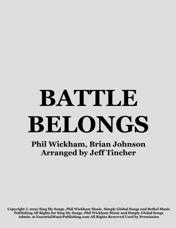 Battle Belongs (arr. Jeff Tincher)
