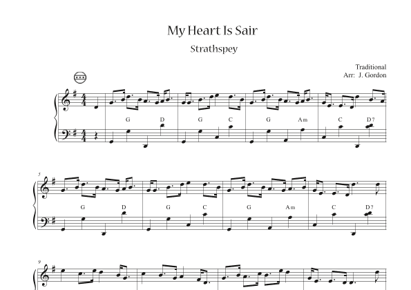 My Heart Is Sair (arr. Julia Gordon)