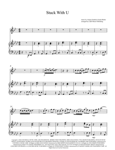 Stuck With U (arr. C&D Music Publishing)