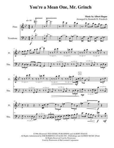 You're A Mean One, Mr. Grinch (arr. Kenneth D. Friedrich)