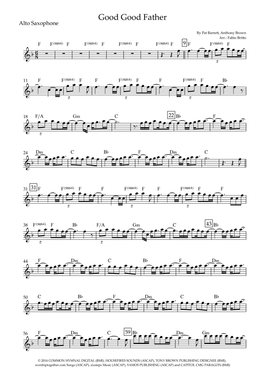 Good Good Father (arr. Fabio Britto)