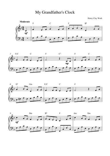 My Grandfather's Clock (arr. Kaiserin Rebecca)