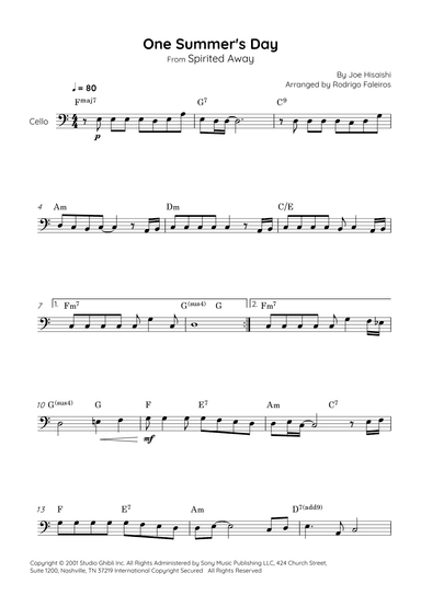 One Summer's Day (arr. Rodrigo Faleiros)