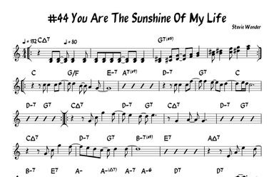 You Are The Sunshine Of My Life (arr. John Fries)