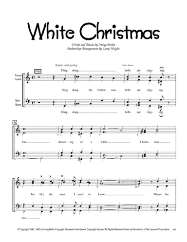 White Christmas (arr. Larry Wright)