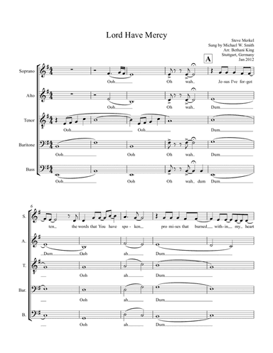 Lord Have Mercy (arr. Bethani King)