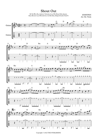 Shout Out (arr. Arr. Neda)