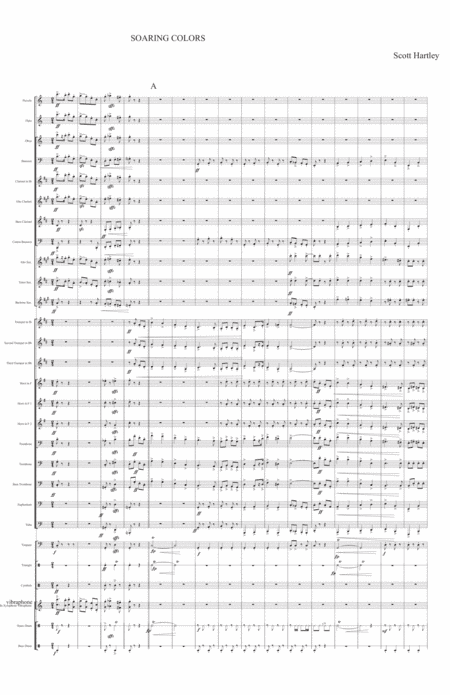 Soaring Colors    march for concert band or wind ensemble