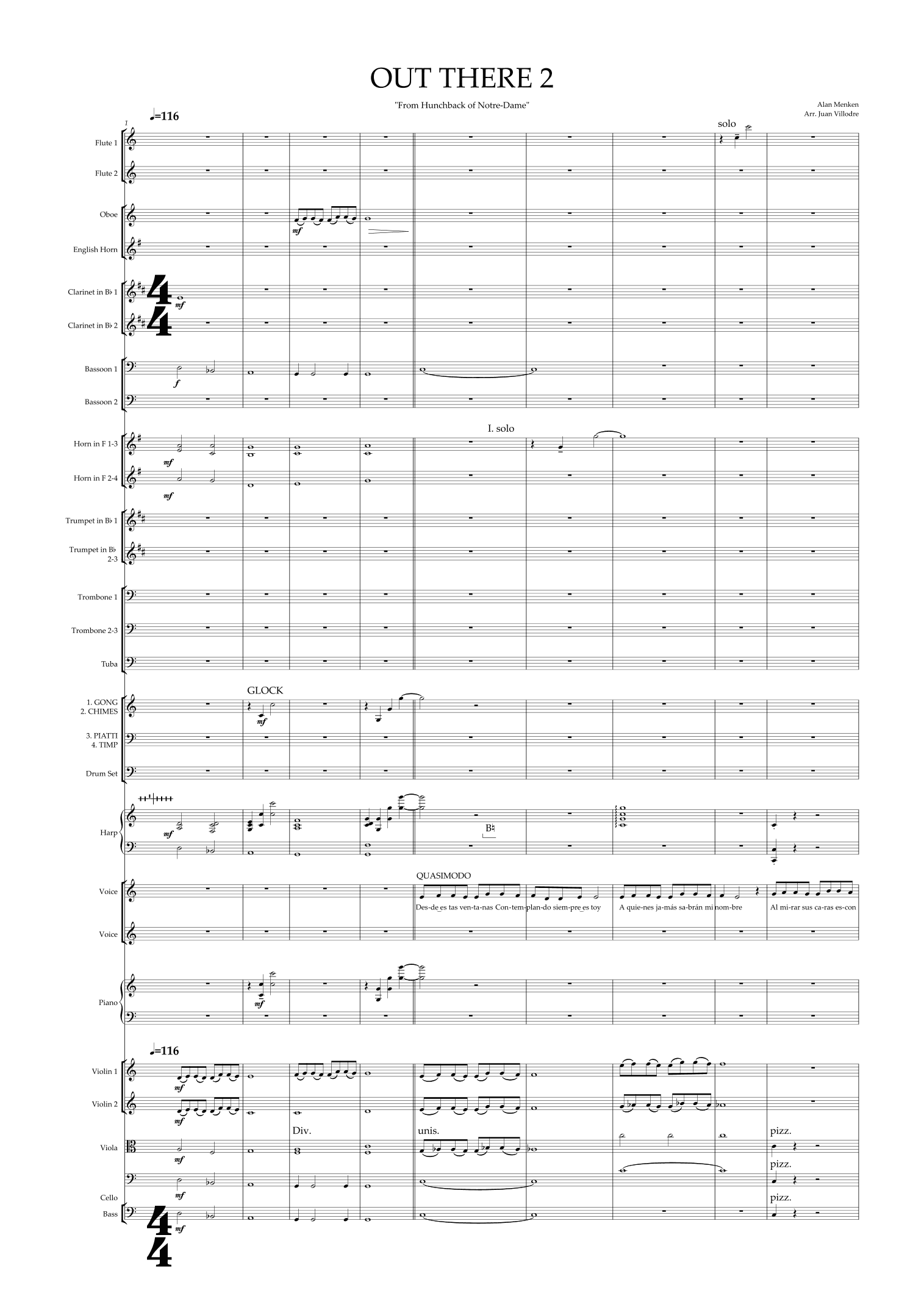 Out There (arr. Juan Villodre)