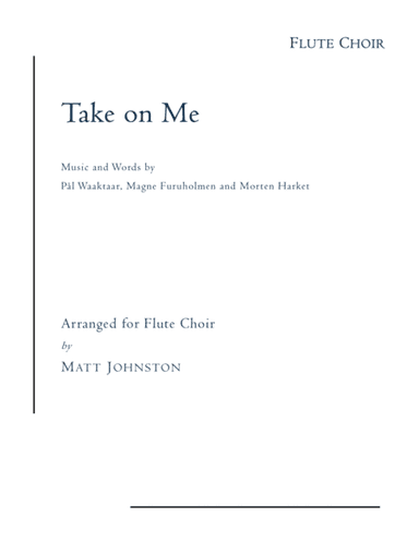 Take On Me (arr. Matt Johnston)