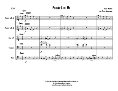 Friend Like Me (arr. Reese Blaskowski)