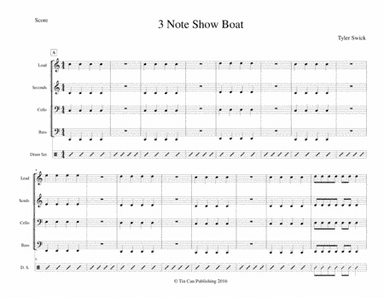 3 Note Showboat for Steel Band