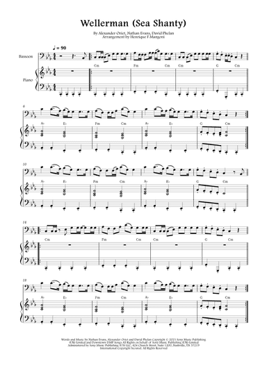 Wellerman (arr. Henrique F Mangoni)