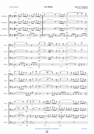 Ave Maria (Schubert) (arr. Josef STASTNY)