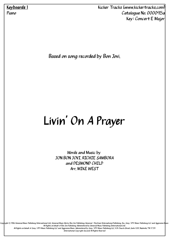 Livin' On A Prayer (arr. Mike West)