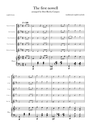 The First nowell (arr. Davi Rocha Campos)