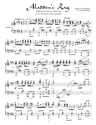 Prince Ali (arr. Alvaro Metzger)
