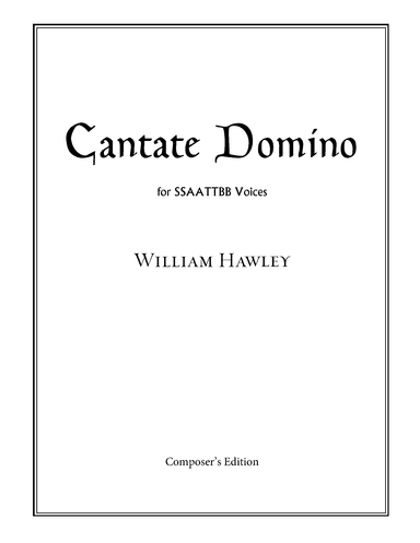 Cantate Domino