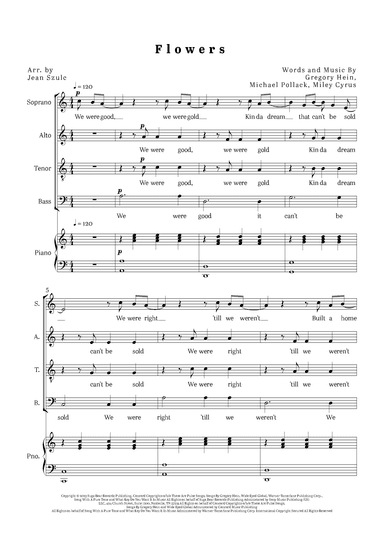 Flowers (arr. Jean Szulc)
