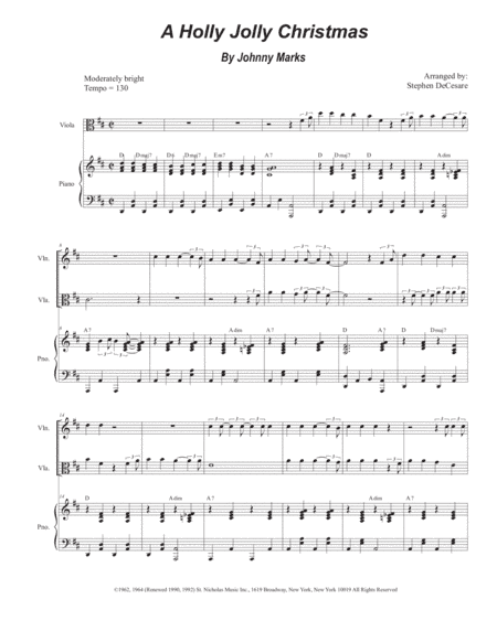 A Holly Jolly Christmas (arr. Stephen DeCesare)