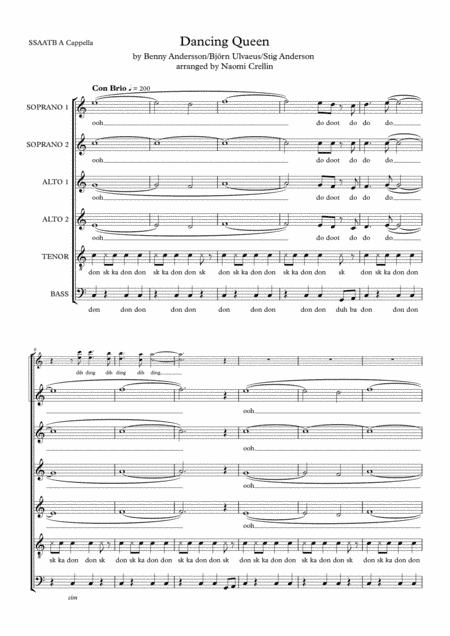 Dancing Queen (arr. Naomi Crellin)