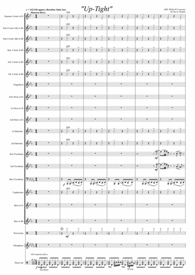 Uptight (everything's Alright) (arr. Phil Lawrence)