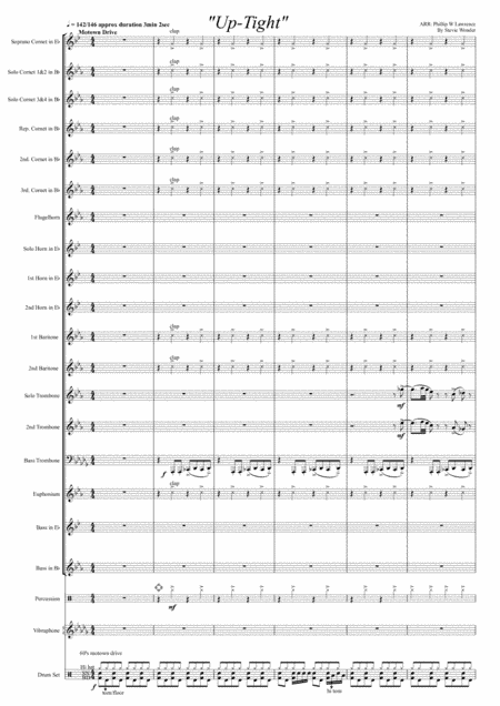 Uptight (everything's Alright) (arr. Phil Lawrence)