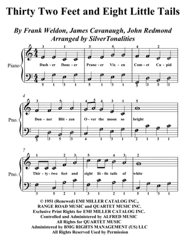 Thirty-two Feet, Eight Little Tails (arr. SilverTonalities)