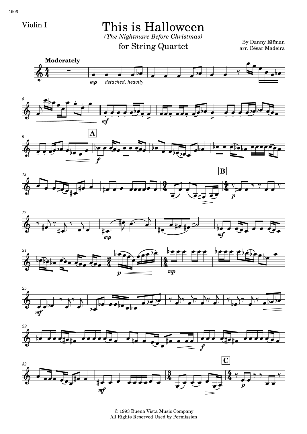 This Is Halloween (arr. César Madeira)