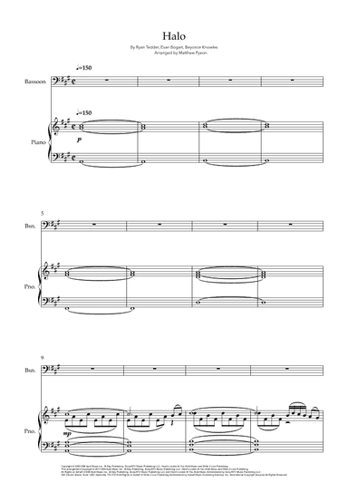 Halo (arr. Matthew pyeon)