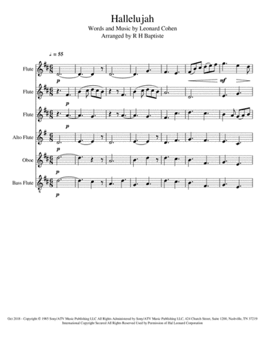 Hallelujah (arr. R H Baptiste)