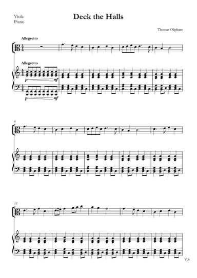 Deck the Halls (arr. SMMUS)