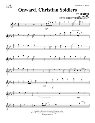 Onward Christian Soldiers (arr. Keith Christopher)