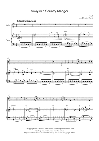 Away in a Country Manger (arr. Hoopla Sheet Music)