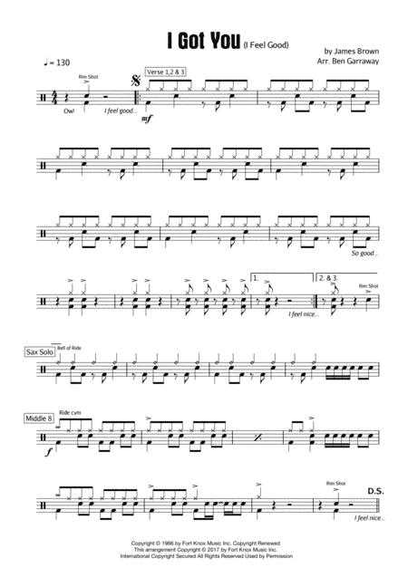 I Got You (i Feel Good) (arr. Ben Garraway)
