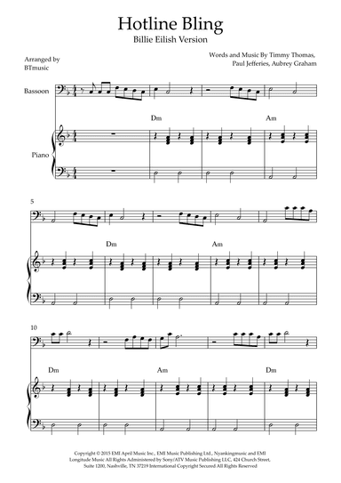 Hotline Bling (arr. BTmusic)