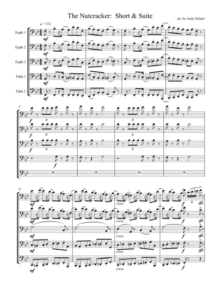 The Nutcracker: Short & Suite (arr. Andy Schanz)