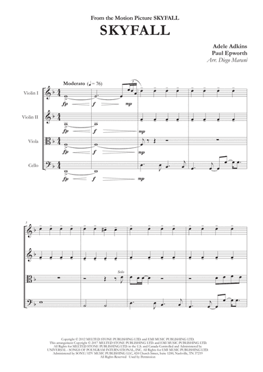Skyfall (arr. Diego Marani)