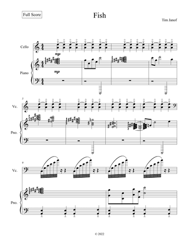 Fish for Cello and Piano