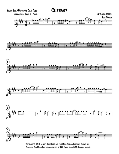 Celebrate (arr. David W. Young)