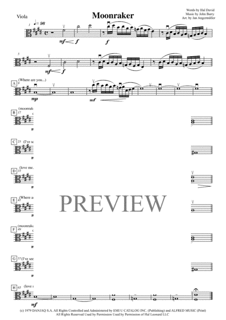 Moonraker Theme from MOONRAKER (arr. Jan Angermüller)